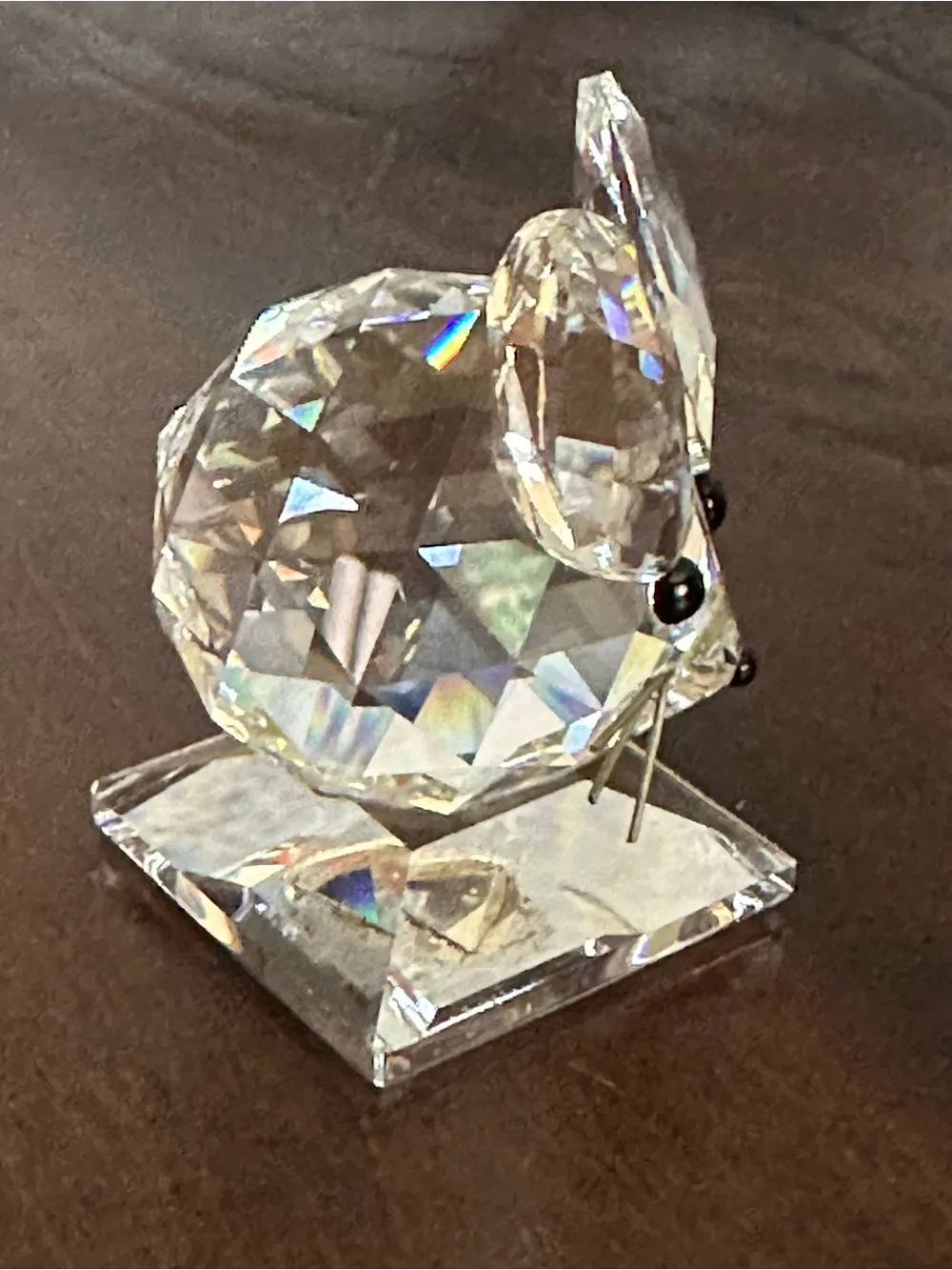 Swarovski Crystal Mouse **Missing Tail**